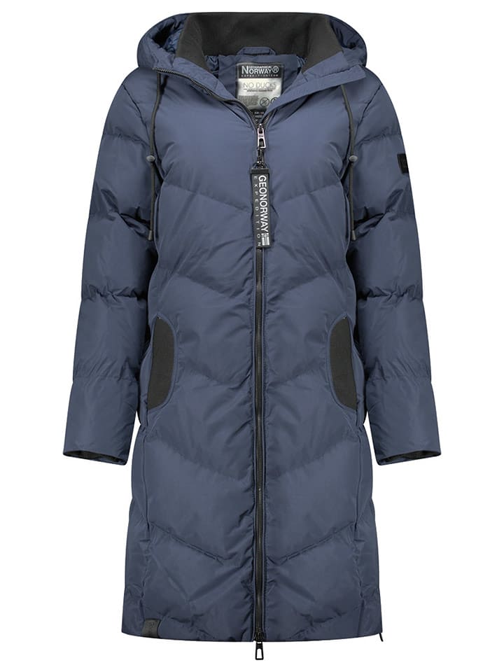 Geographical Norway Wintermantel "Bonus" in Dunkelblau - S