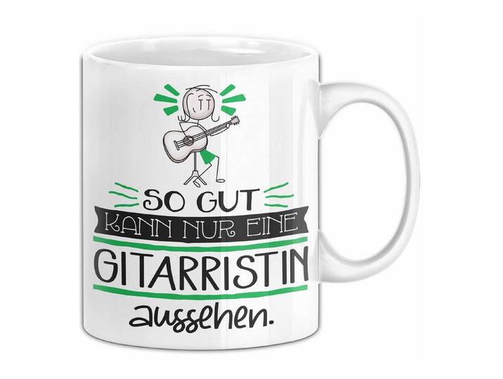 Trendation Tasse Gitarristin Geschenk Tasse So Gut Kann Nur Eine Gitarristin Aussehen