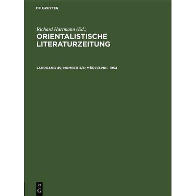 März/April 1954, Gebundene Ausgabe von , De Gruyter, 978-3-11-259349-3