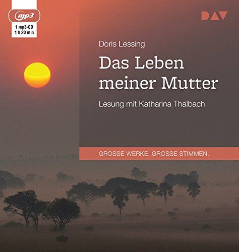 Doris Lessing - Das Leben meiner Mutter: Lesung mit Katharina Thalbach (1 mp3-CD) - Preis vom 09.10.2026 07:28:09 h