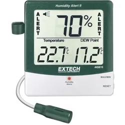 Extech Luftfeuchtemessgerät (Hygromet, Thermometer + Hygrometer, Weiss, Grün