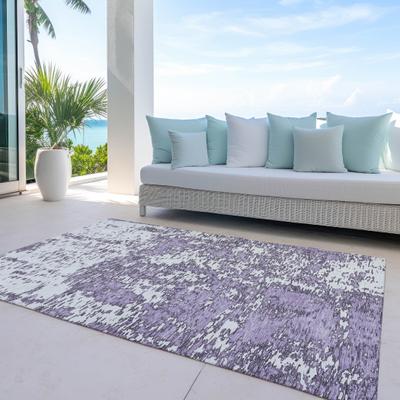 Addison Rugs Machine Washable Indoor/ Outdoor Abstract Pixels Chantille Rug