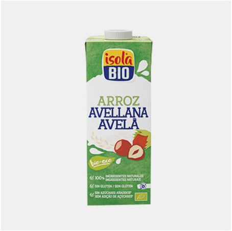 BEBIDA DE ARROZ E AVELA BIO ISOLA 1Lt