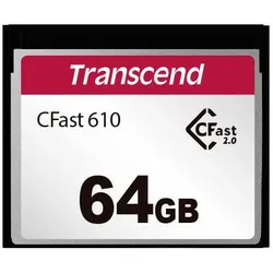 Transcend CFast-Karte 64 GB (64 GB, CFast 2.0), Speicherkarte