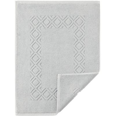 Badematte EGERIA "Denver" Gr. 4, grau, H:8mm, Baumwolle, Badematten, Badematte