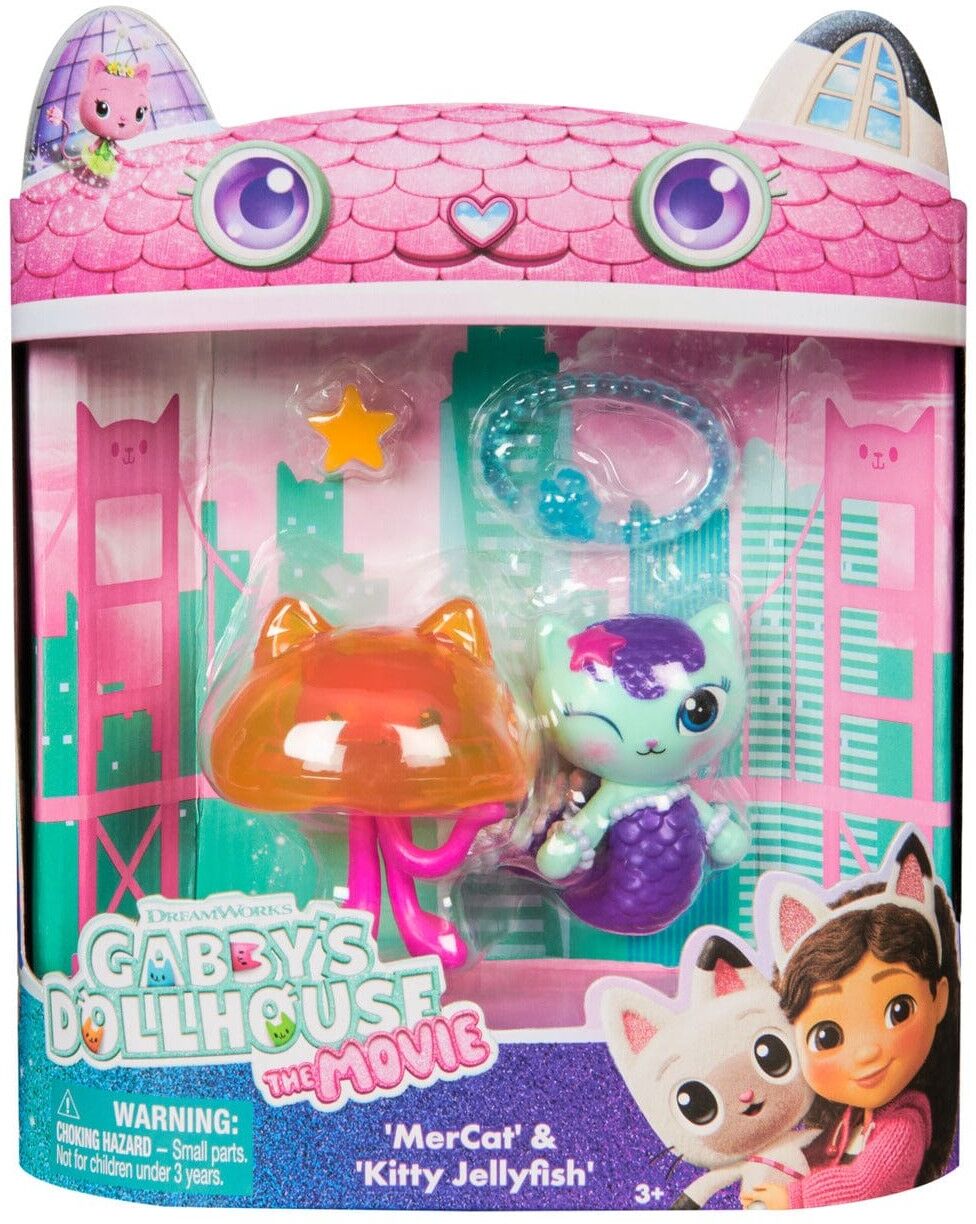 Spin Master Gabby's Dollhouse Movie Aquarium 2-Pack Playset for Kids - 2-Pack