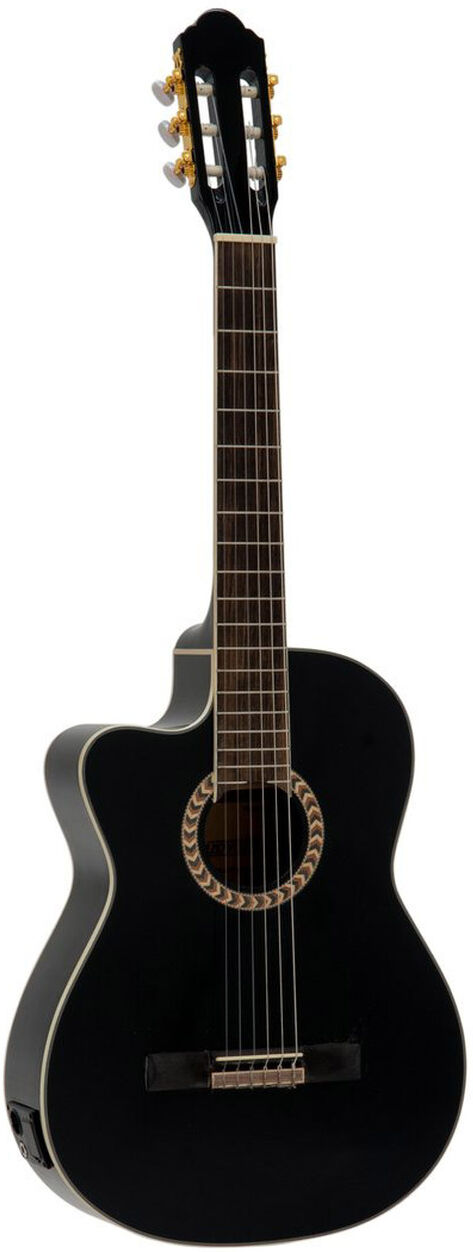 Dimavery Cn-600l Klassikgitarre, Schwarz