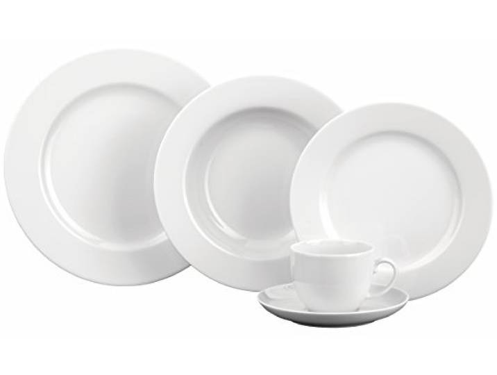 Seltmann Weiden 001.000527 Kombiservice 30-teilig Rondo weiß