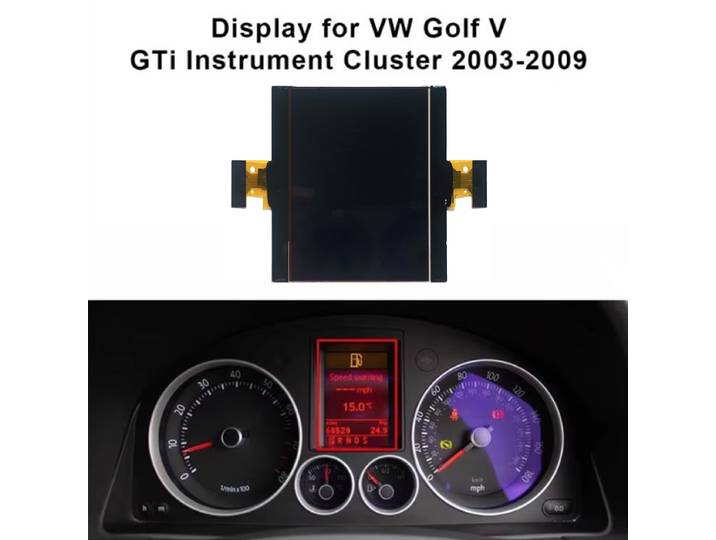 Écran LCD du tableau de bord pour VW Passat 3C Jetta Golf V GTi 1K Touran 1T Skoda Octavia 2005-2010, pièces de tableau de bord