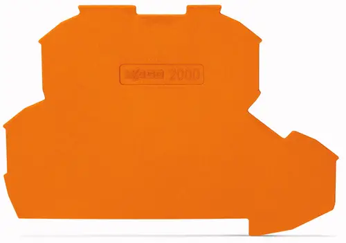 WAGO 2000-2292 Abschluss- und Trennplatte Orange 25 St.