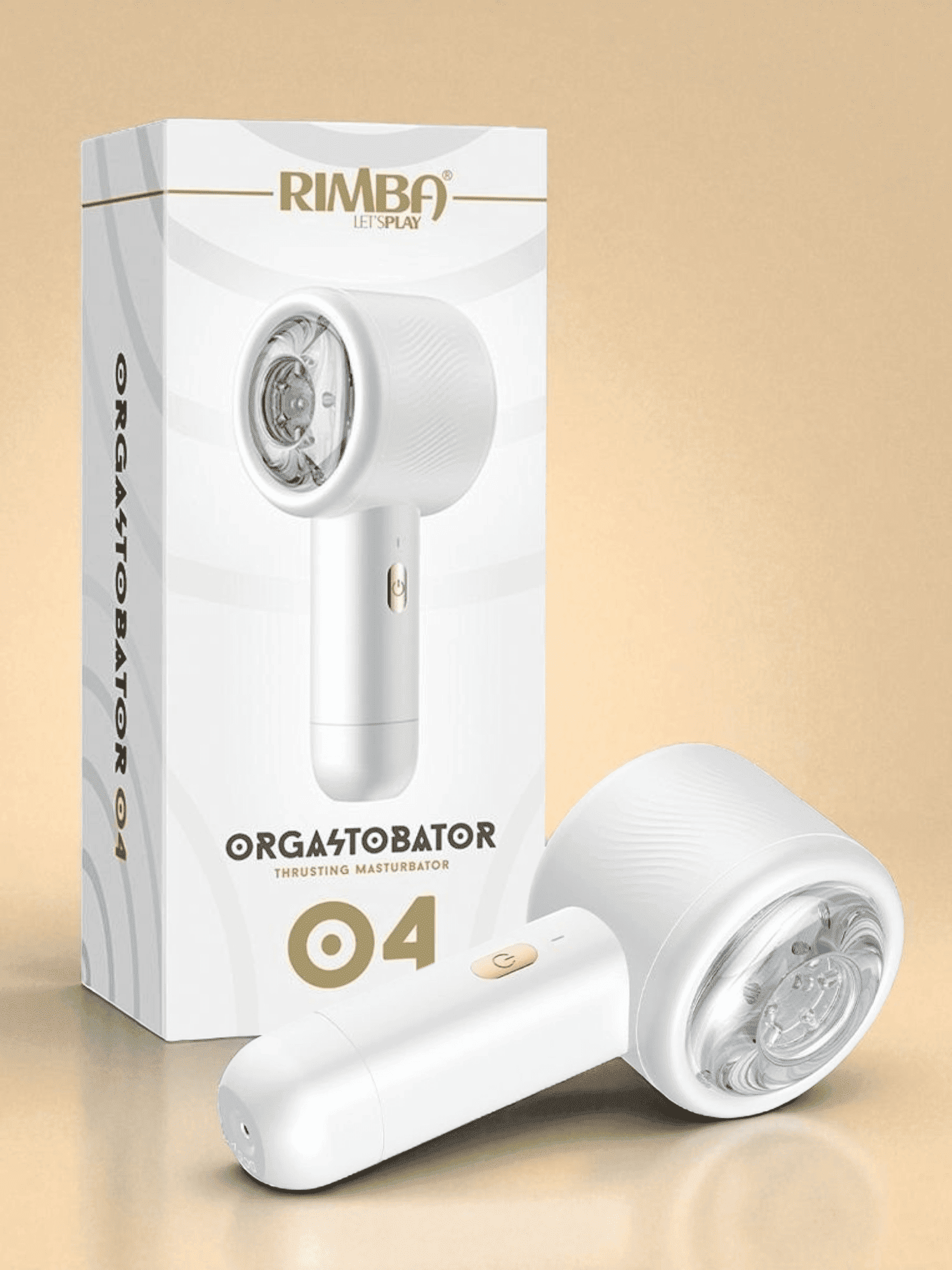 Rimba Masturbateur Rechargeable Orgastobator 04 Blanc