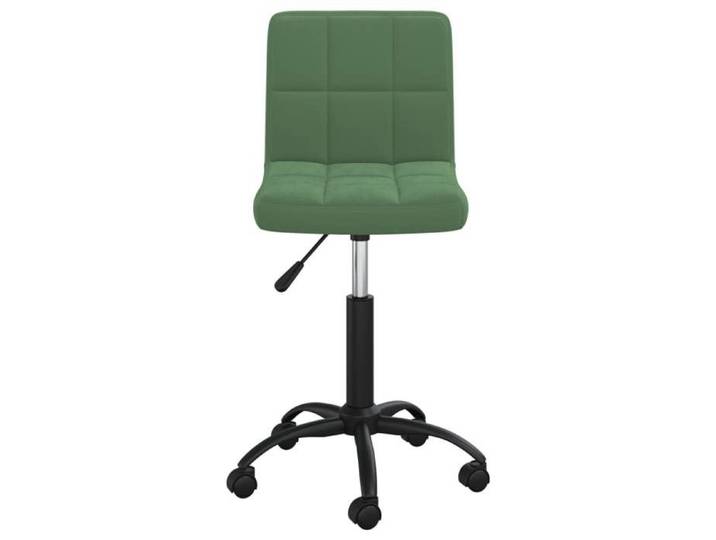 Chaise bureau/siège pivotant Vert - SWEETY Chaise pivotante de bureau - 1 PALCE -Vert foncé Velours CL68351086681