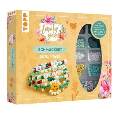 Lovely You Schmuckset & GirlPower. Anleitung und Material für 5 Armbänder. Über 400 Perlen
