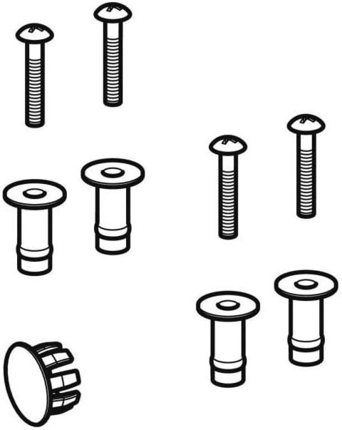 Befestigungsmaterial Funktionseinheit 242880001 zu Geberit AquaClean Sela