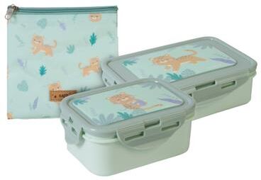 Saro All-in-One Lunch Box Bundle - Jungle Cheetah