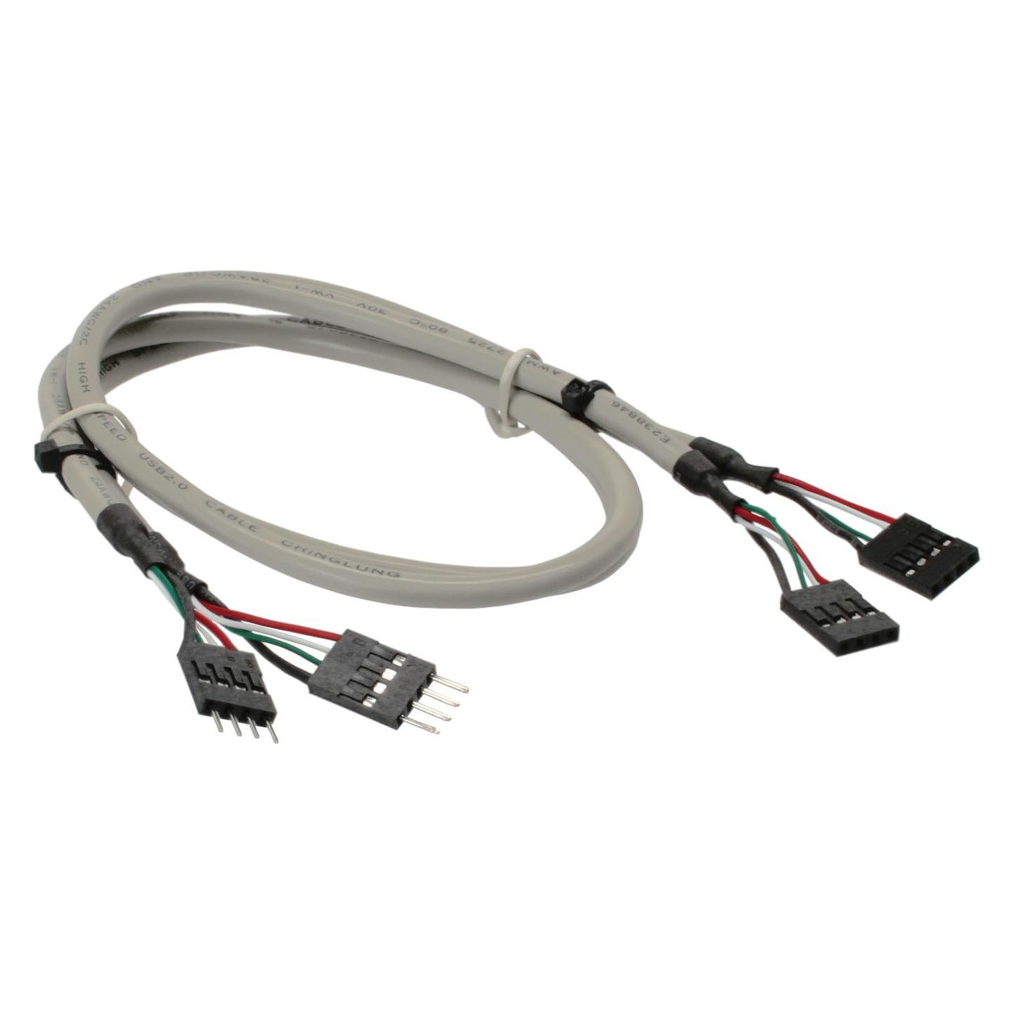 InLine USB 2.0 Verl. (0.60 m, USB 2.0) (33440J)