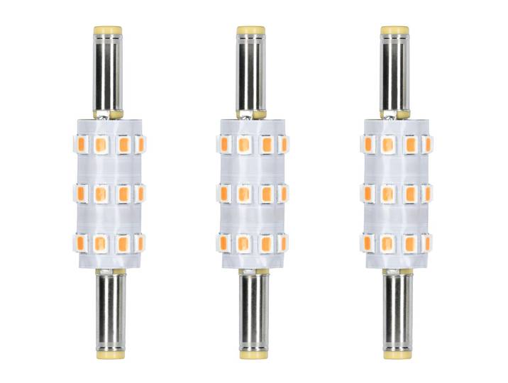 home24 LED-lichtbron Ø 1cm zilver