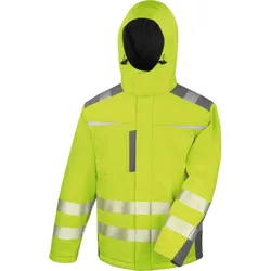 Result Safe-Guard Unisex Workwear Softshell Jacke 'Dynamic' Warnschutz-Jacke R331X fluorescent yellow XXL