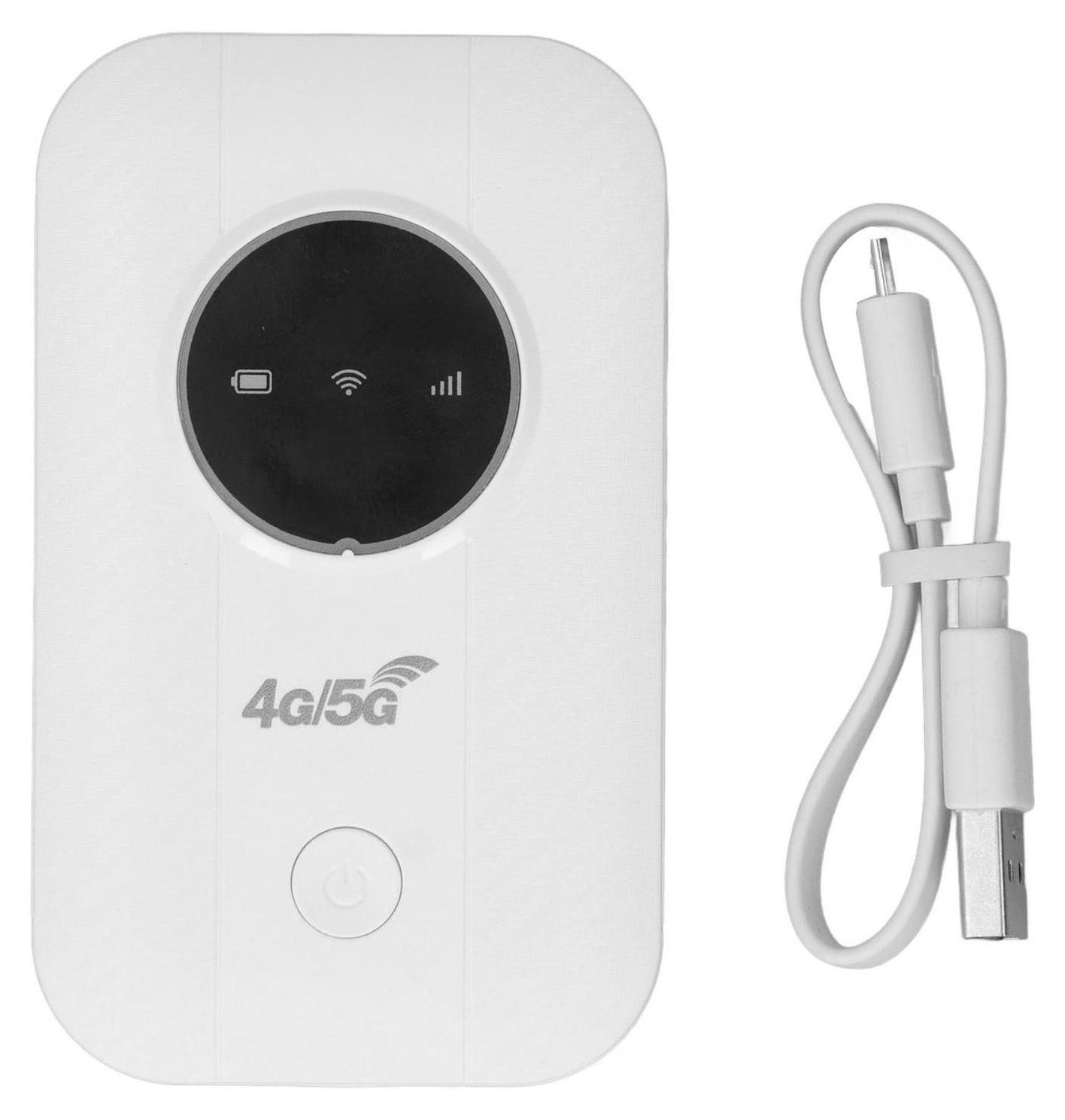 Mormark Mobiele 4G Wi-Fi router met SIM-kaartsleuf, draagbare Wi-Fi hotspot