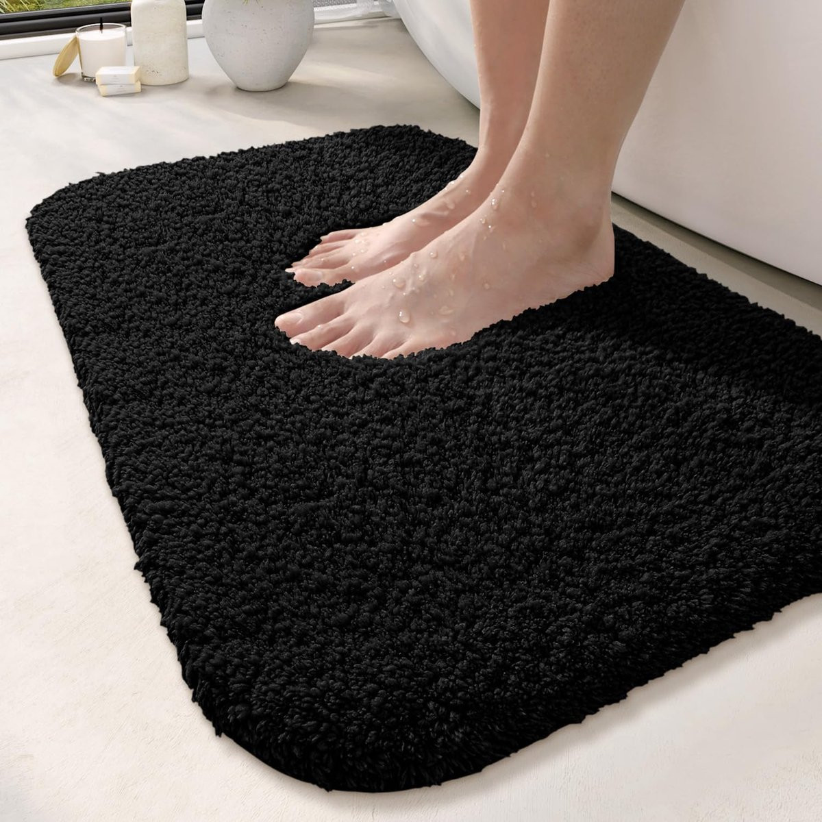 Zachte Antislip Badmat van Microvezel voor Badkamercomfort