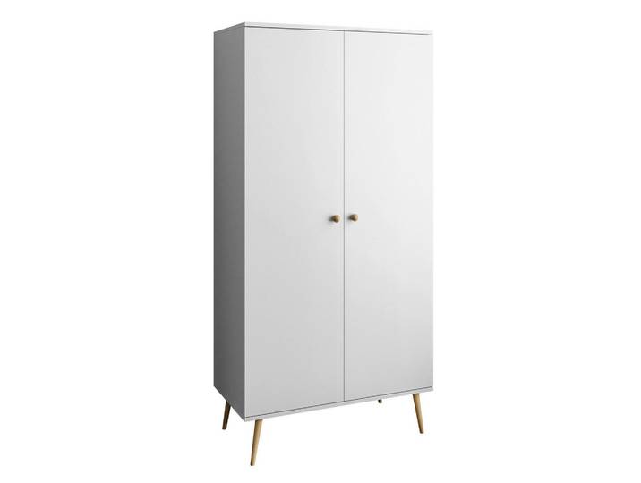 KLEIDERSCHRANK Zweitüriger HARMONY Weiß