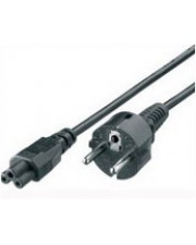 equip 1.8m C5-Koppler CEE7/4 Schwarz Stromkabel Netzanschlusskabel Euro für Notebooks schwarz (112150)