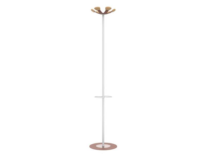 Unilux Portemanteau Vaiina 6 patères - Brique et bois