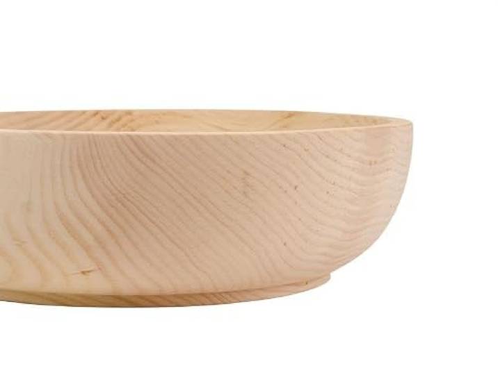 4betterdays.com NATURlich leben! Schale/Schüssel aus Zirbenholz - 26 cm Durchmesser - Holzschale aus Zirbe - Holzschüssel Zirbe- Aus Österreich