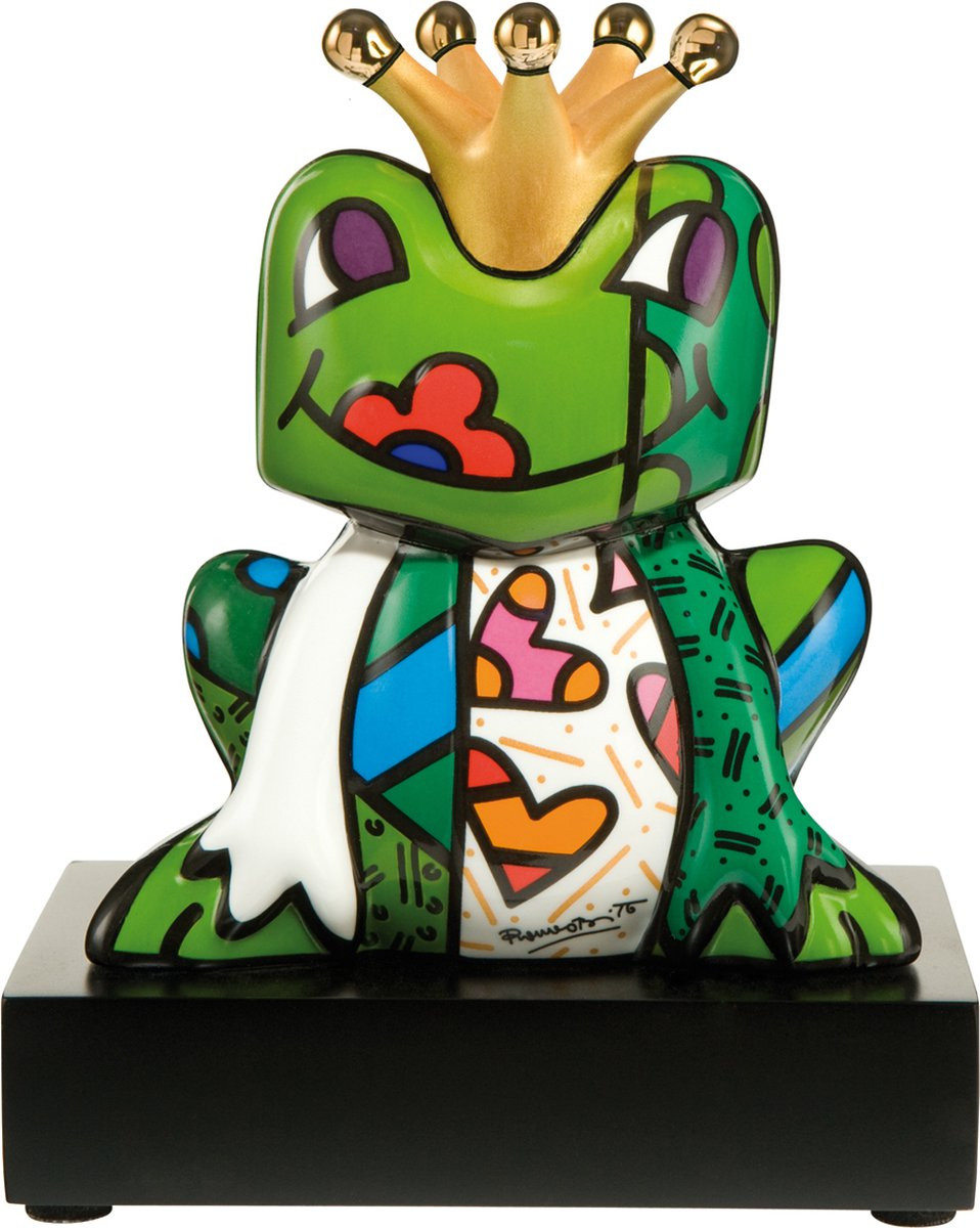 Goebel Romero Britto Decoratief beeld Prince 14 van porselein - 14 cm