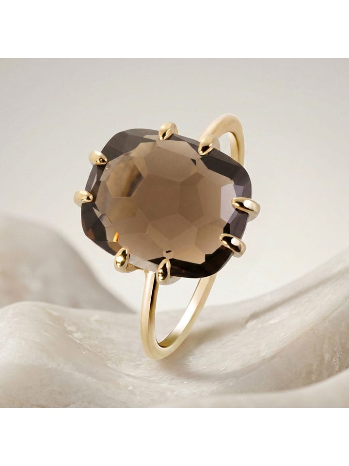 Les Petites Précieuses Vergold. Ring mit Edelstein - 58