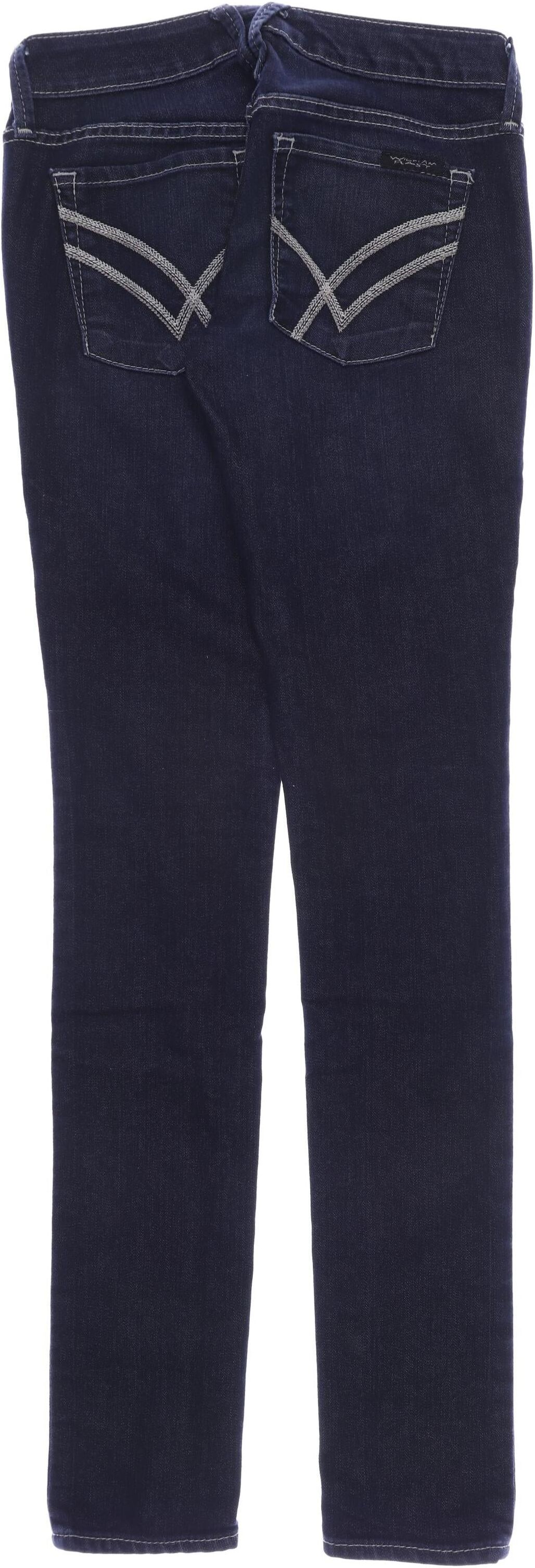William Rast Damen Jeans, Marineblau, Gr. W24, Baumwolle / Synthetik / Elasthan - Second Hand