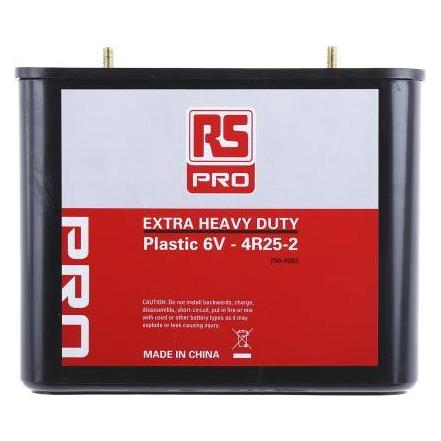 RS PRO RS 4R25-2 Lantern Battery 6V, 15Ah (15000 mAh) (7904693)