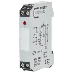Metz Connect Koppelbaustein KRA-M4/1 220AC 11061305