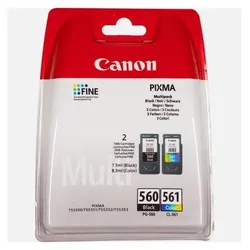 Canon CanonOriginal Tinte Pg-560 / Cl-561,Schwarz, Cyan, Magenta, Gelb, , Multi Pack, Pixma Ts5350 Pixma Ts5351 Pixma Ts5352 Pixma Ts5351 Pixma Ts5352