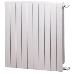Gliederheizkörper für Zentralheizung Global VIP 10 Glieder 1230 W Aluminium weiß HLVI5109010