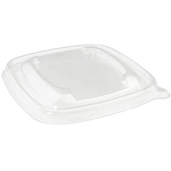 MONOUSO - Plastikdeckel PET für Schüssel 130x130mm (50 Stück)