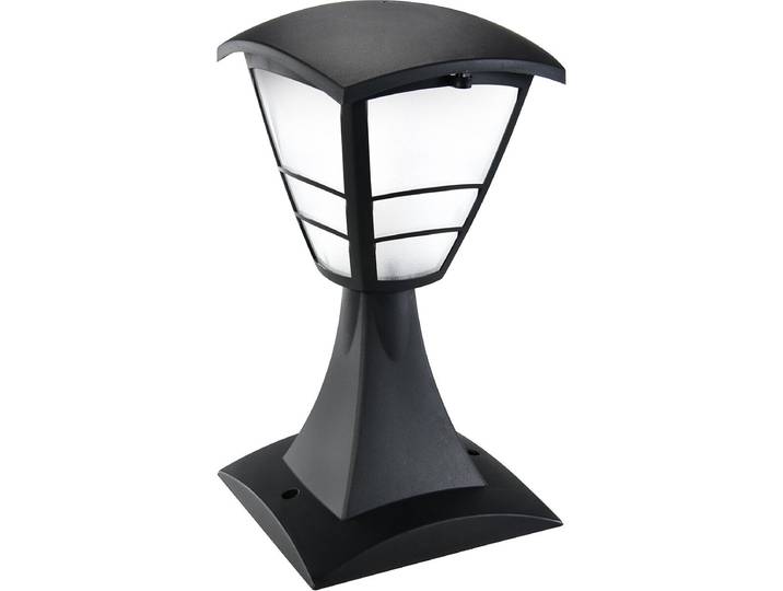 Staande Buitenlamp - Sokkellamp - Yoncora 1 - E27 Fitting - Vierkant - Zwart