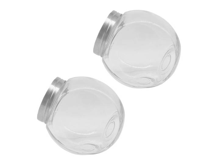 Relaxdays Bonbonglas 2er Set 2 Liter