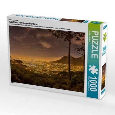 CALVENDO Puzzle Ein Motiv aus dem Kalender Südafrika - Von Steppe bis Ozean 1000 Teile Puzzle quer | 1000 Teile Lege-Größe 64 × 48 cm Foto-Puzzle für