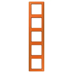 Jung Rahmen 5-fach orange AS 585 BF O
