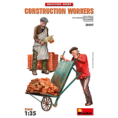 MiniArt - Construction Workers with Accessories - 1:35 - 2 Figuren 311575