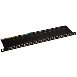 Alantec 028 Patch Panel 1U, Server Zubehör, Schwarz