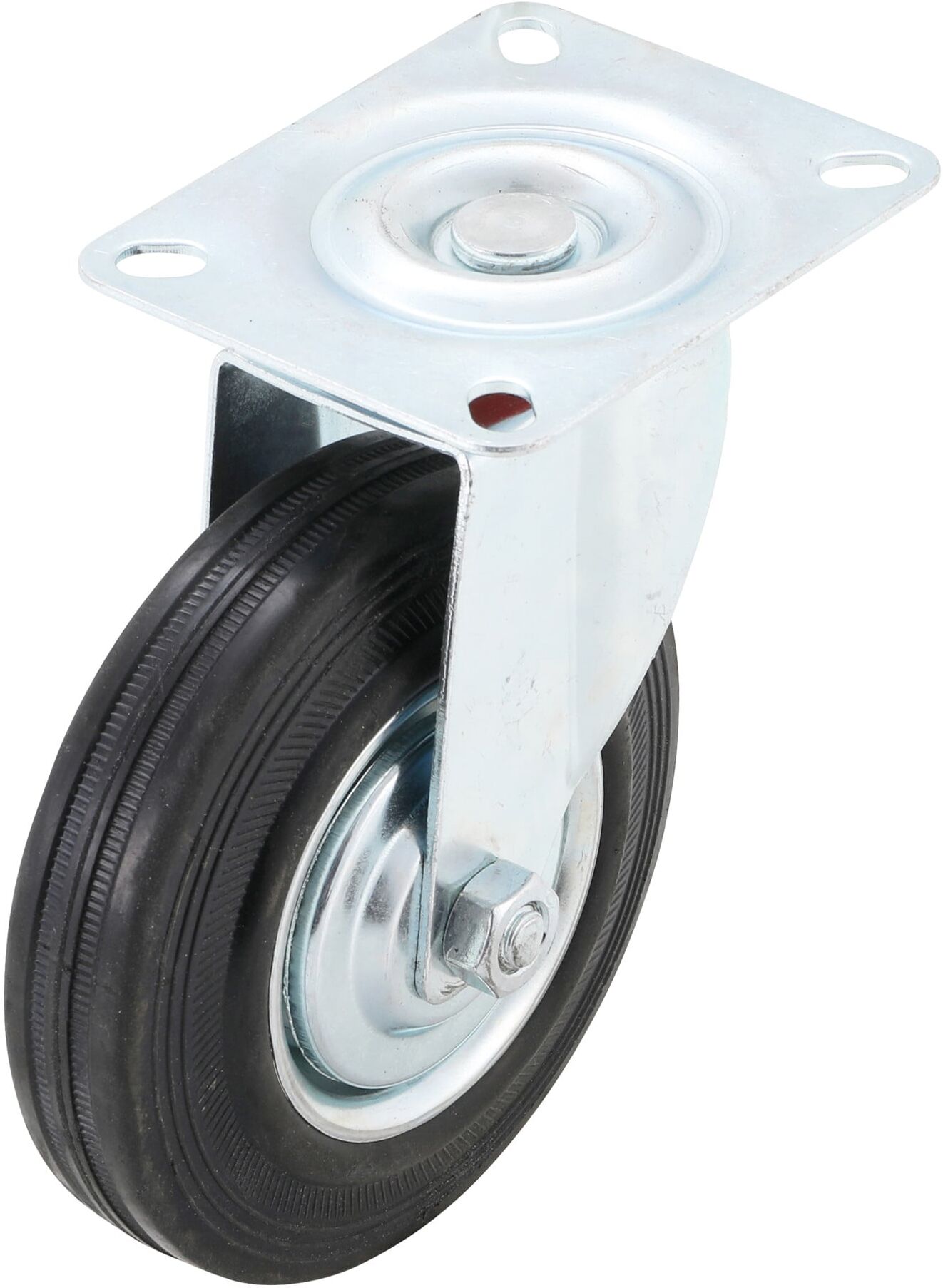 BGS Do it yourself Lenkrolle mit Anschraubsockel Ø 125 mm (80957)