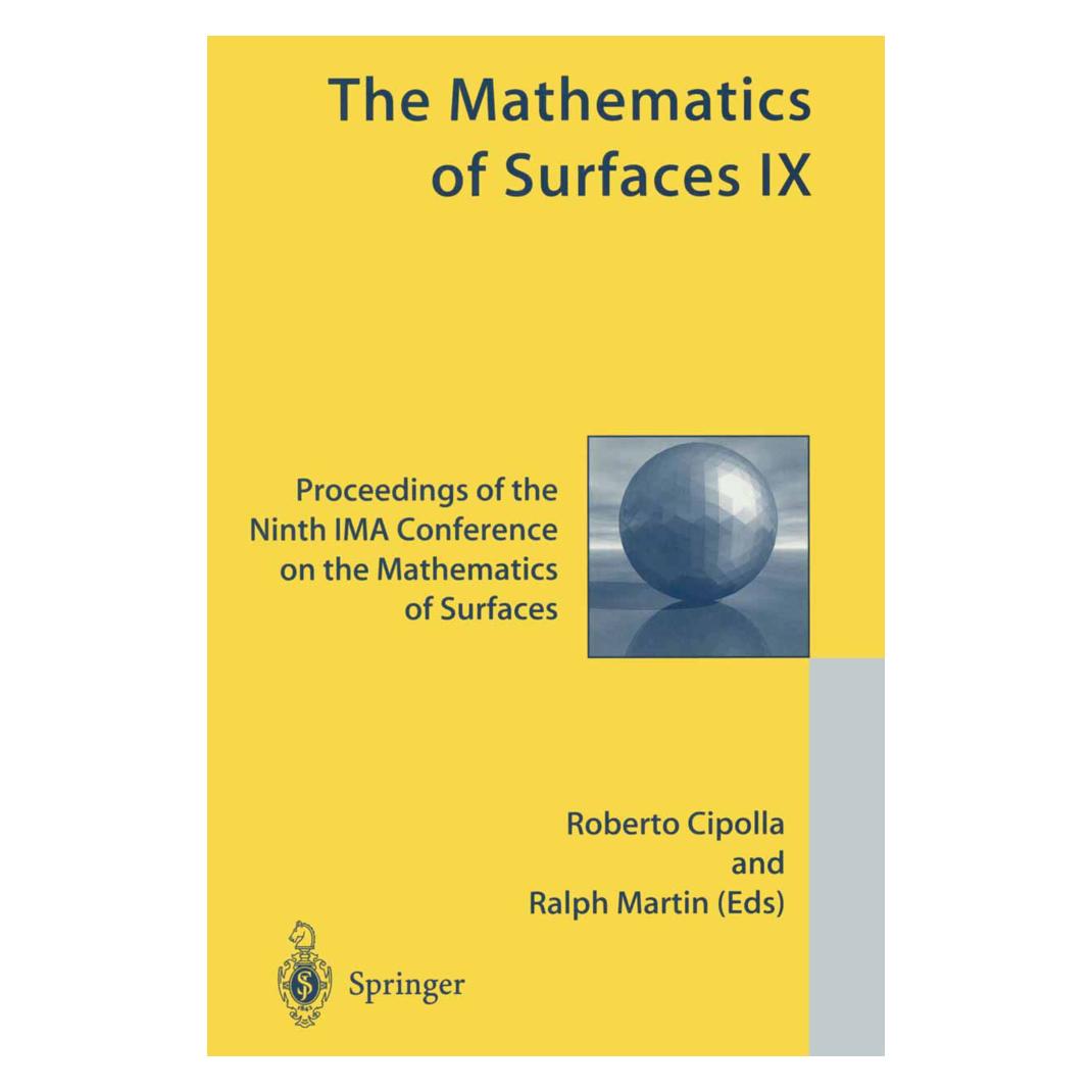 Springer The Mathematics of Surfaces IX (Englisch, Softcover, Ralph Martin, Roberto Cipolla) (55519260)