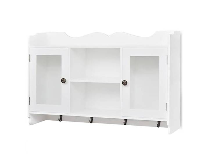 HEFZGDB Hängeschrank MDF Weiß Shelf Kleines Wandregal Küchenregal Regale Für Wände für Küche Arbeitszimmer Schlafzimmer Badezimmer