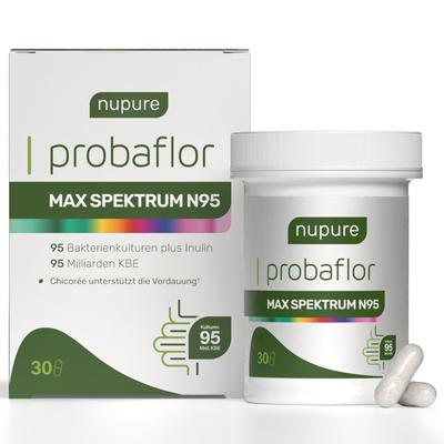 Nupure probaflor Max Spektrum N95 magensaftr.Kaps. 30 St Kapseln magensaftresistent