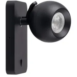 Kanlux Wandleuchte "GALOBA W 1xGU10 B" GU10 Schwarz