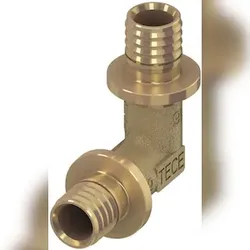 TECEflex Winkelkupplung 90Grad 16mm Messing