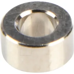 DKM 3MM - Distanzhülsen, Messing vernickelt, 3 mm