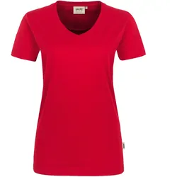 Damen V-Shirt "PERFORMANCE" 181 - M - Rot